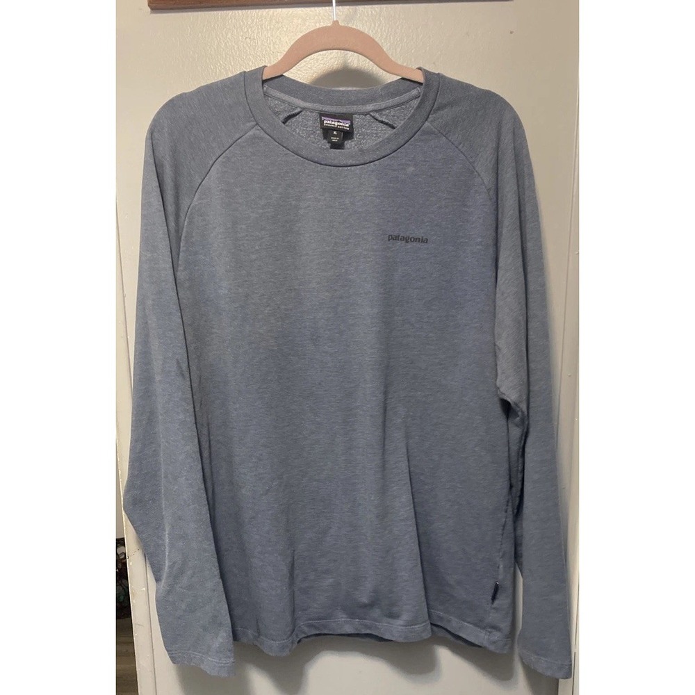 Patagonia worn wear Long Sleeve Shirt Size Men's XL blue